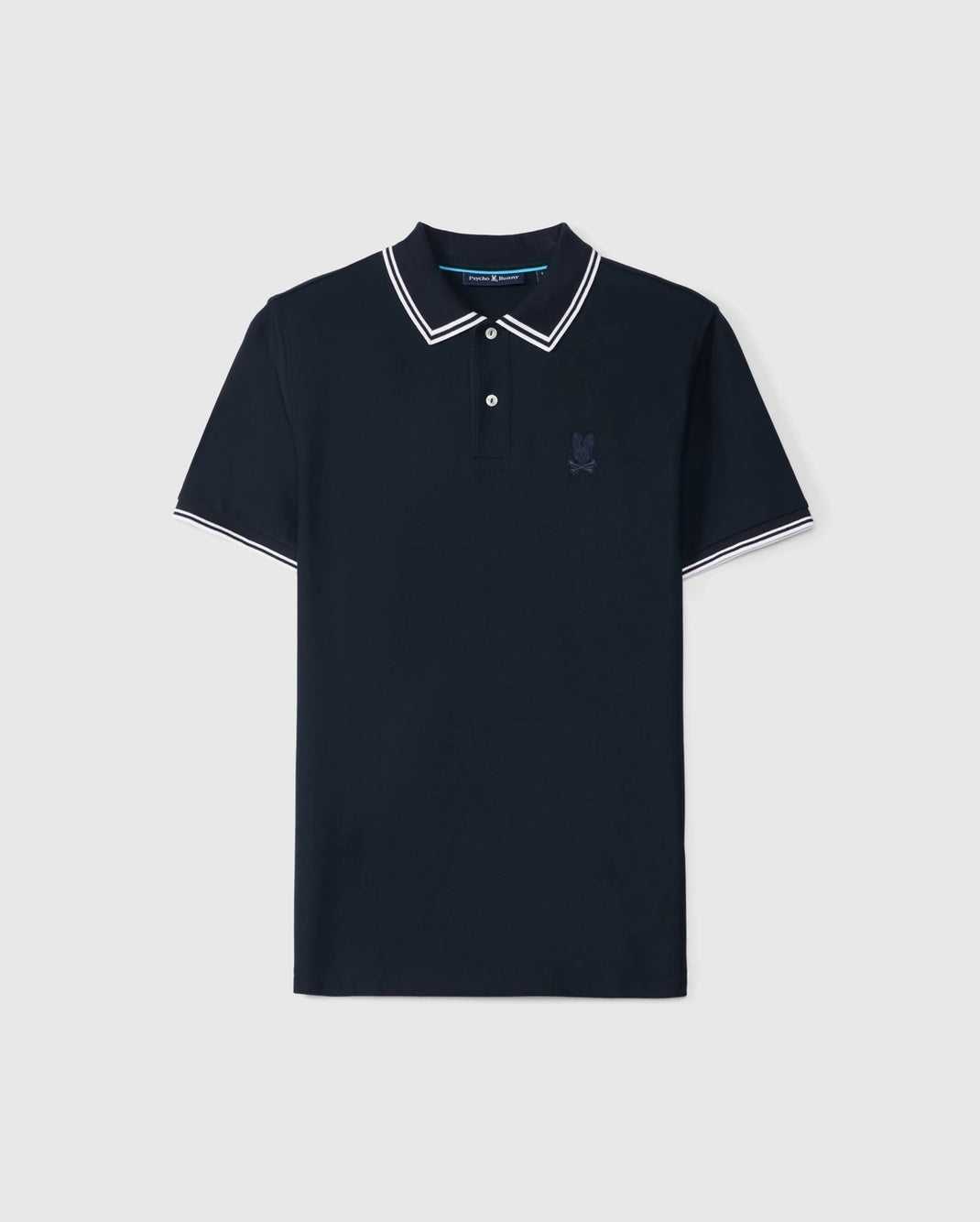 Polos Psycho Bunny Belton Pique Polo Bleu Marine Homme | IUL-21310410